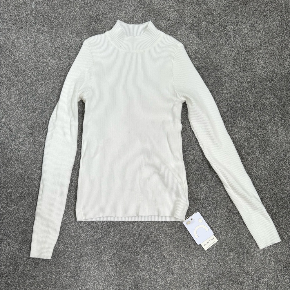 White Turtle Neck